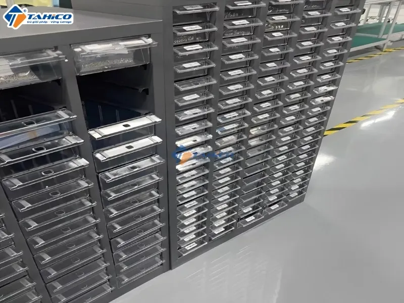 Tủ đựng linh kiện 125 ngăn Ally QT-LK125