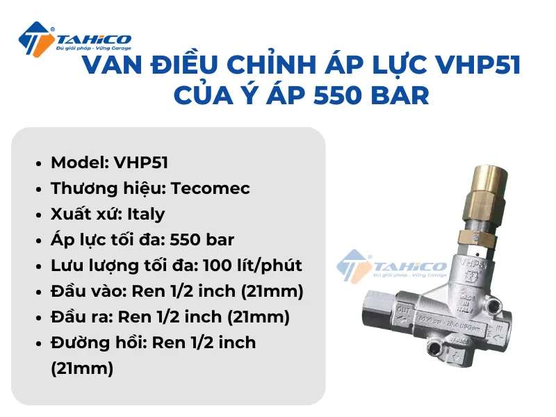 Đặc điểm tính năng Tecomec VHP51