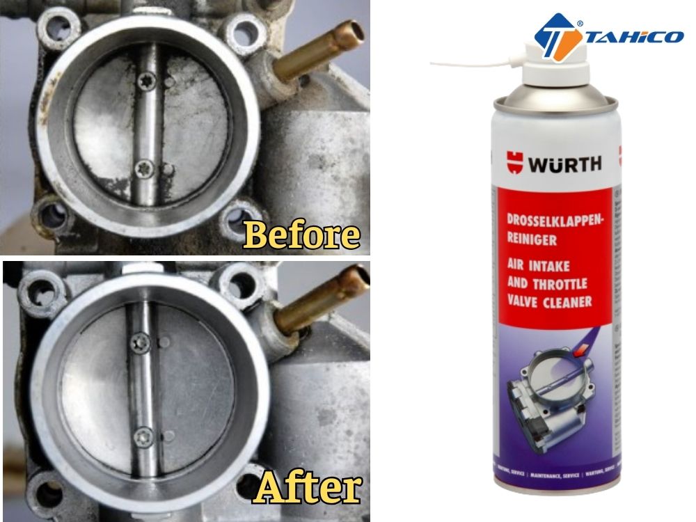 Vệ sinh cổ họng ga Wurth Throttle Valve Cleaner 500ml