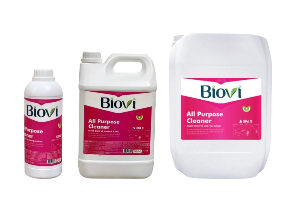 Dung dịch vệ sinh đa năng 5in1 Biovi All Purpose Cleaner
