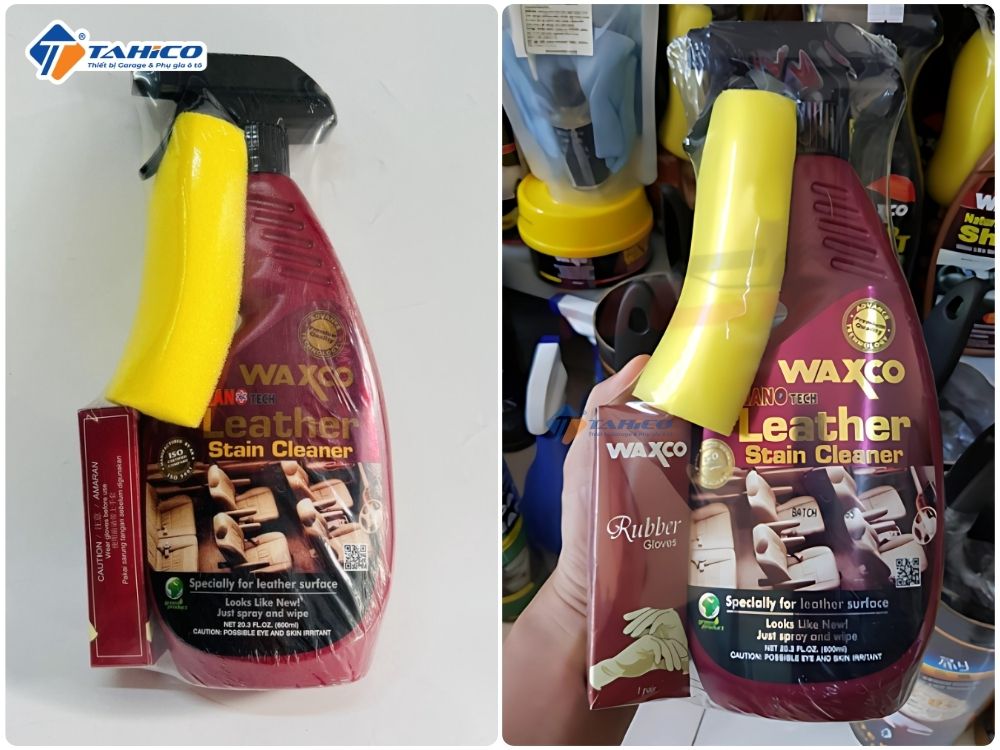 Vệ sinh ghế da Waxco Leather Stain Cleaner 600ml