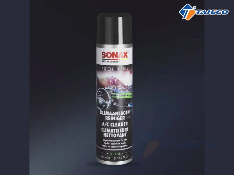 Vệ sinh khử mùi điều hòa ô tô Sonax AC Cleaner