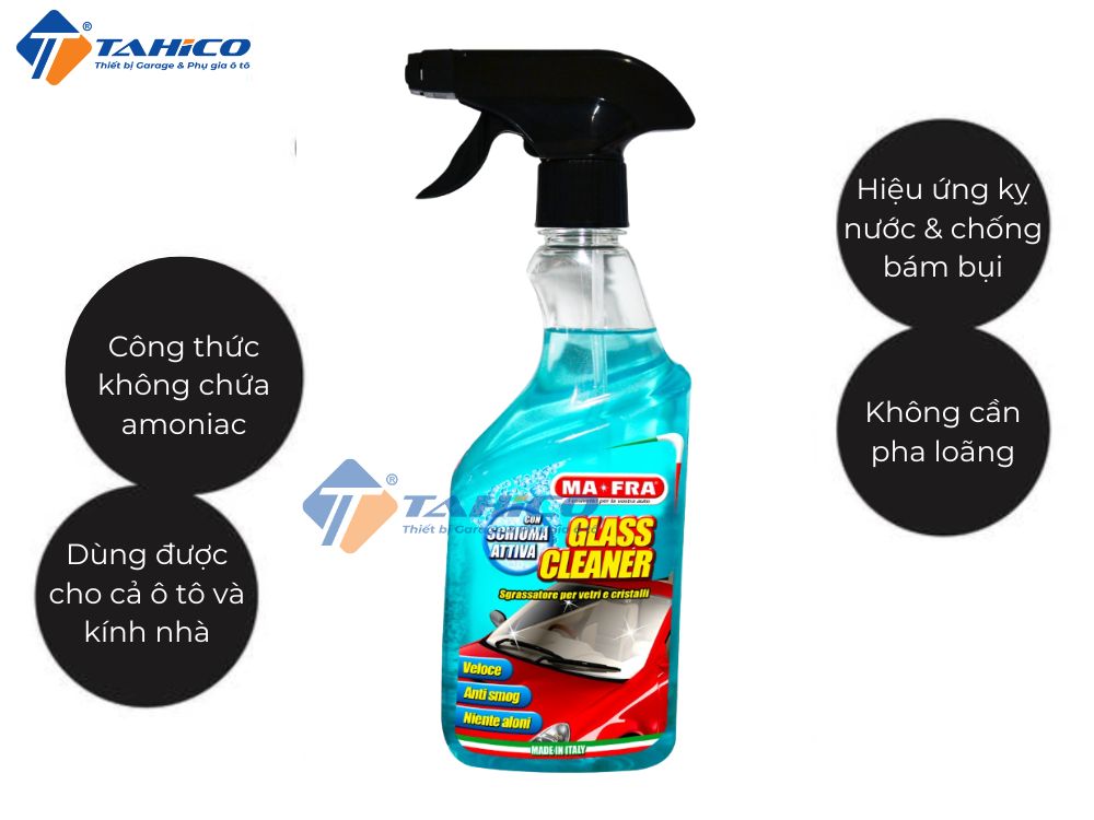 Vệ sinh kính Mafra Glass Cleaner 500ml