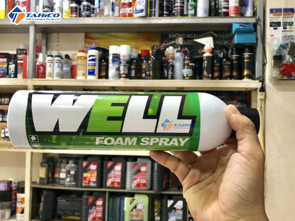 Vệ sinh nón, yên, rửa xe khô Lube71 Well Foam