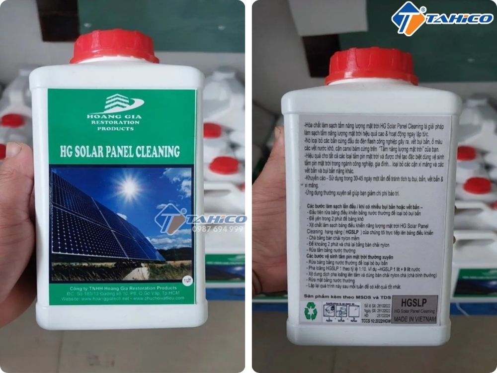 Vệ sinh tấm năng lượng mặt trời HG Solar Panel Cleaning