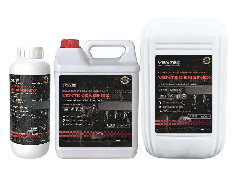 Vệ sinh khoang máy ô tô Ventek EngineX