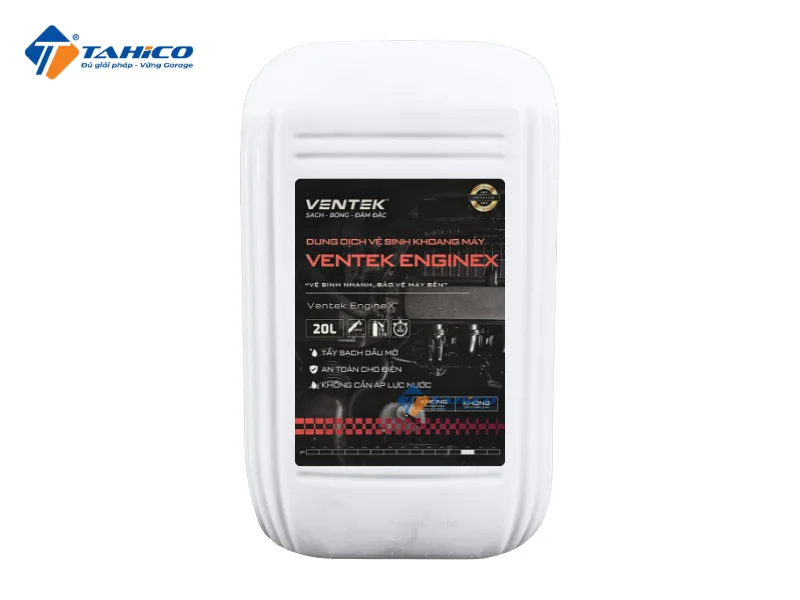 Vệ sinh khoang máy ô tô Ventek EngineX | 1L, 5L, 20L