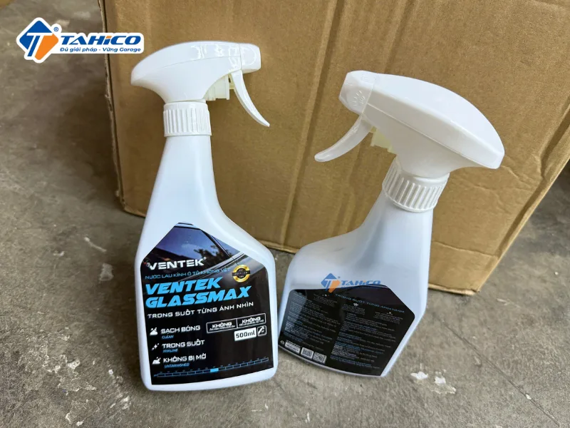 Nước rửa kính siêu đậm đặc Ventek GlassMax 270ml | 1:100