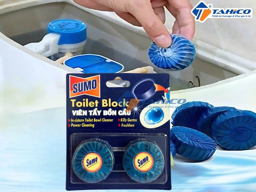Vỉ viên tẩy bồn cầu Sumo Toilet Block 100g