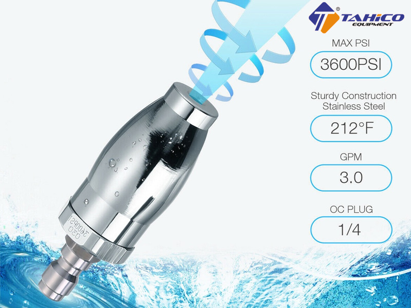 Vòi phun turbo cho máy rửa áp lực