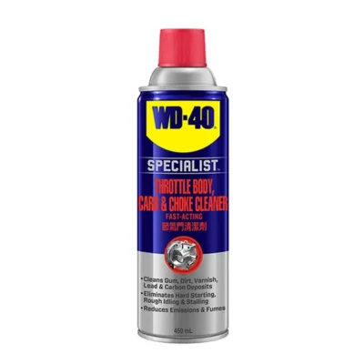 Vệ sinh bướm ga WD-40 Throttle Body, Carb & Choke Cleaner 450ml