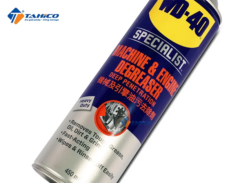 Vệ sinh động cơ WD-40 Machine & Engine Degreaser