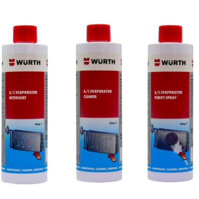 Tẩy rửa dàn lạnh 3 bước Wurth Evaporator Disinfectant 250ml