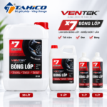 Dung Dịch Đen Bóng Vỏ Lốp Cao Cấp Tahico Tire Silicon 1L 5L 20L