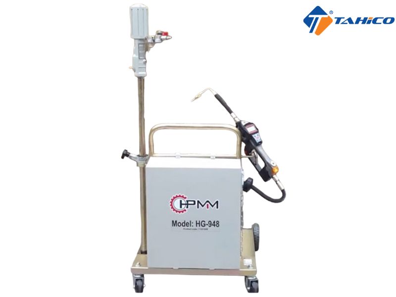 Xe bơm dầu và hóa chất có đồng hồ định lượng HG-948
