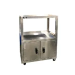 Xe đẩy đồ nghề inox ALLY QT-DNI2N1H | 2 ngăn 1 hộc