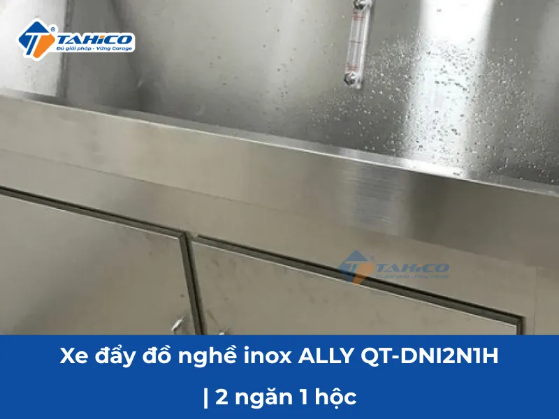 Xe đẩy đồ nghề inox Ally QT-DNI2N1H