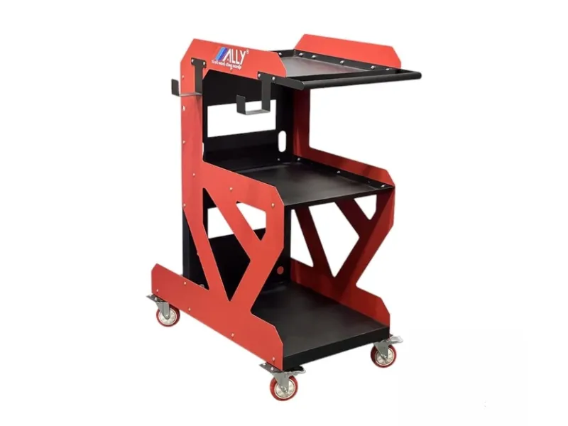 Xe đẩy máy hàn Ally QT-XDMH | 3 ngăn chịu tải 45kg/ngăn