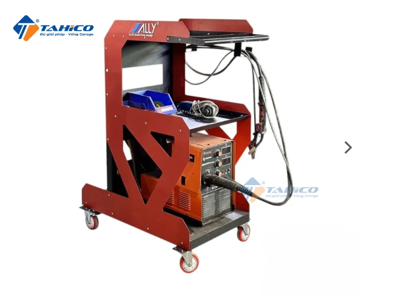 Xe đẩy máy hàn Ally QT-XDMH | 3 ngăn chịu tải 45kg/ngăn