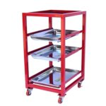 Xe đựng đồ nghề 3 máng inox Lộc Phát X3MIN