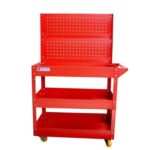 Xe đựng đồ nghề 3 ngăn có bảng treo dụng cụ Lộc Phát XD3NPT