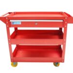 Xe đựng đồ nghề 3 ngăn Lộc Phát XD3N/ XD3NK | 1 ngăn khóa kéo