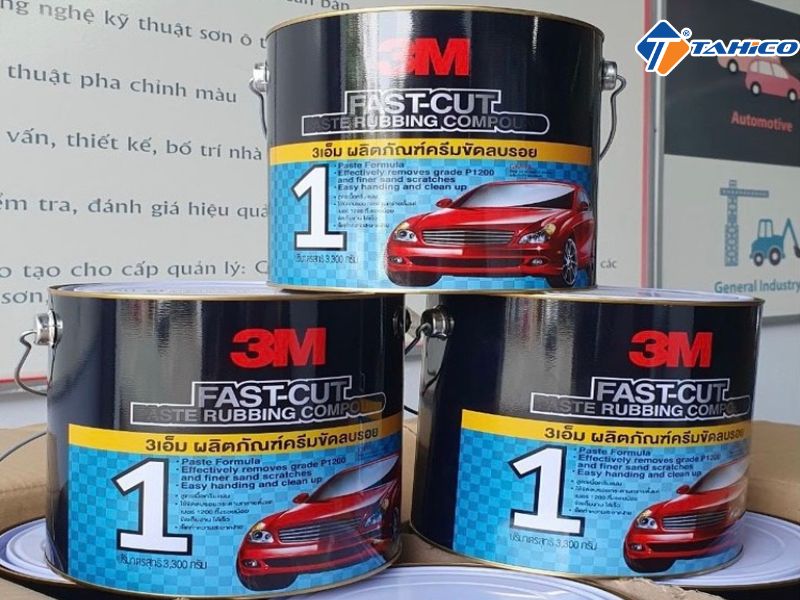 Xi đánh bóng xóa xước bước 1 3M Fast-Cut