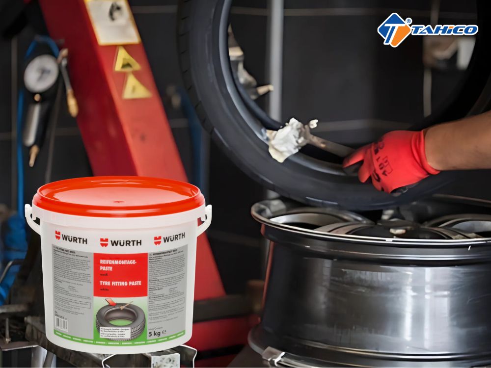 Xi tra tháo lắp lốp Wurth Tyre Fitting Paste 5kg