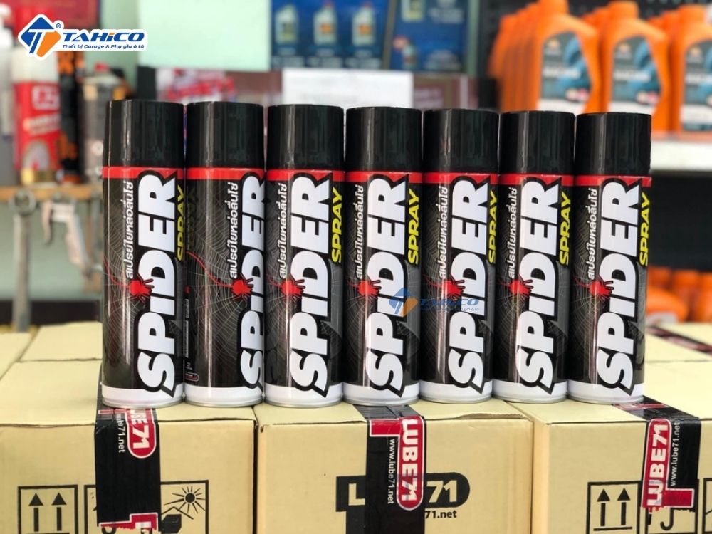Xịt bôi trơn bảo vệ sên Lube71 Spider Spray 600ml