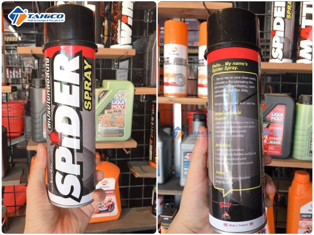 Xịt bôi trơn bảo vệ sên Lube71 Spider Spray 600ml