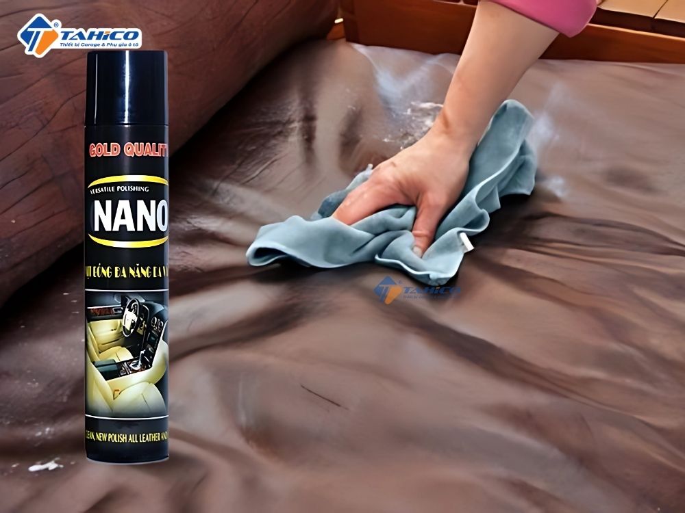 Đặc điểm xịt bóng đa năng da và gỗ NANO Waxco