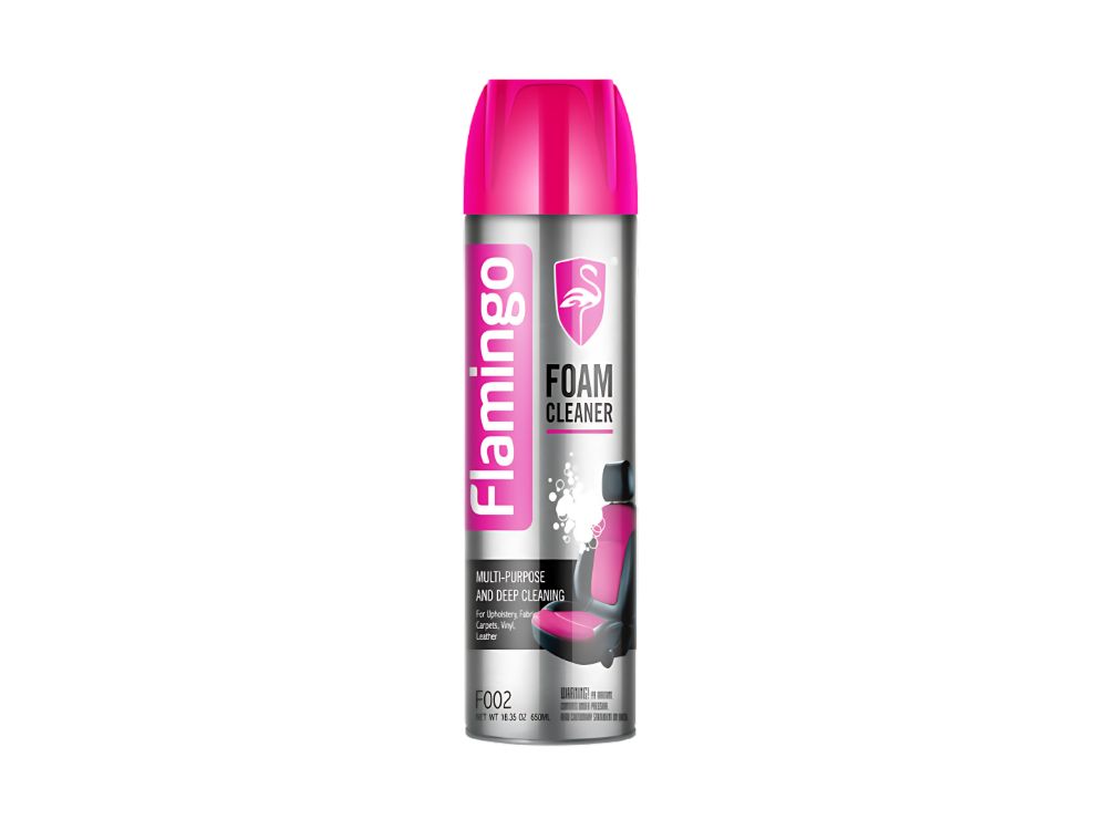 Xịt bọt tẩy nội thất Flamingo Foam Cleaner F002 650ml