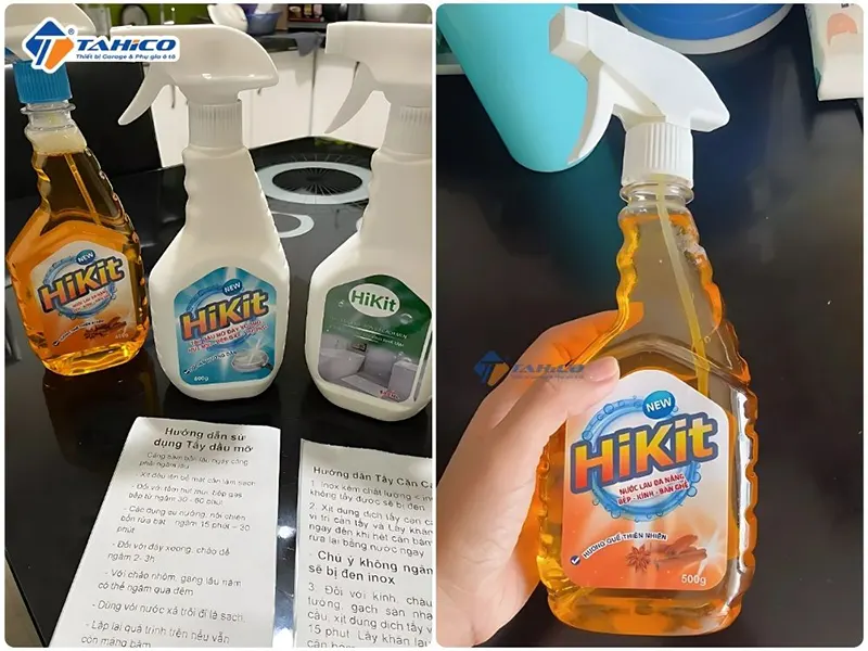 Xịt đa năng Hikit hương quế thiên nhiên 450g
