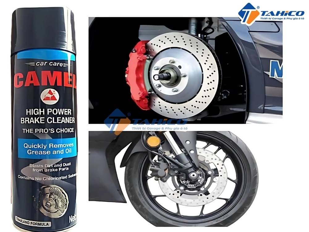 Xịt rửa phanh Camel High Power Brake Cleaner 500ml