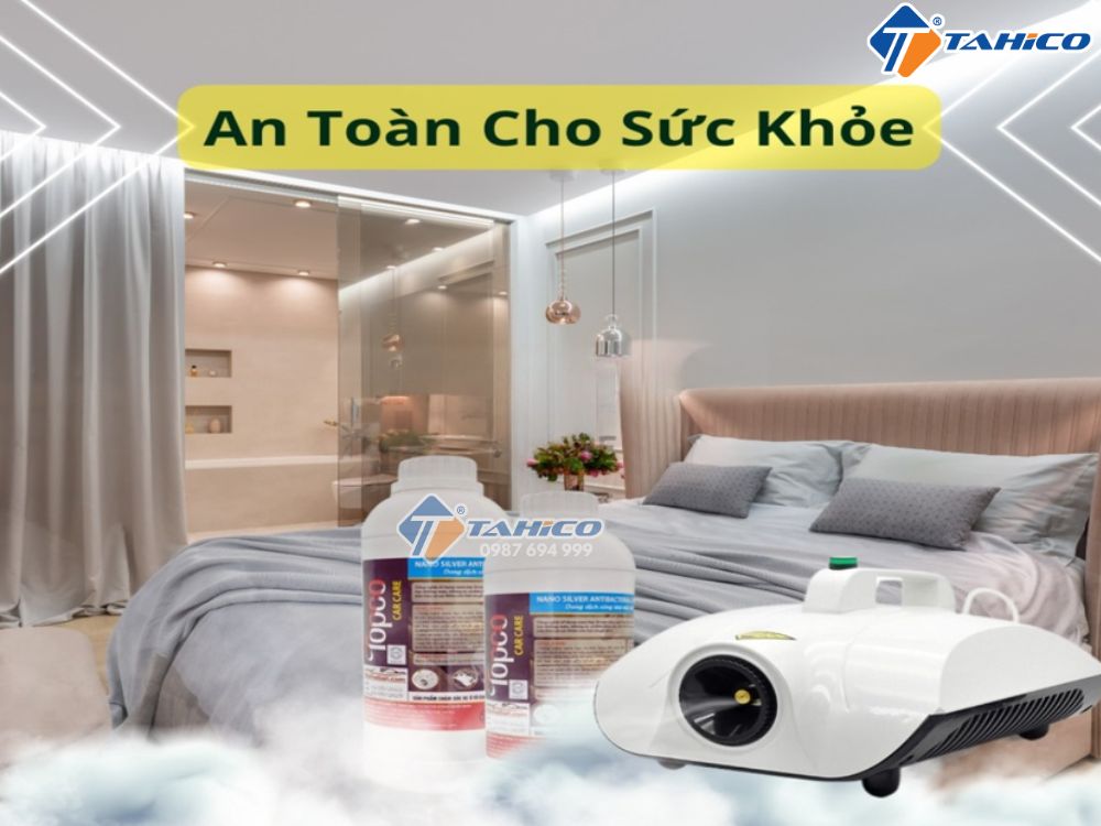 Xông Nano bạc khử mùi diệt khuẩn Topco 1 lít